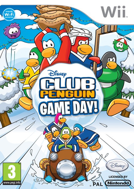 Cover for Disney Interactive · Club Penguin: Game Day! (Wii) (2010)
