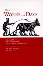 Cover for Hesiod · Works and Days: A Translation and Commentary for the Social Sciences (Paperback Bog) (1997)