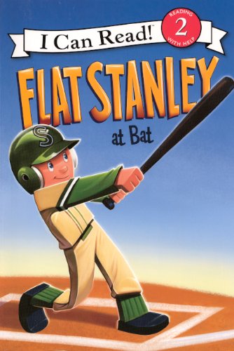 Cover for Jeff Brown · Flat Stanley at Bat (Turtleback School &amp; Library Binding Edition) (I Can Read Books: Level 2 (Pb)) (Hardcover Book) (2012)