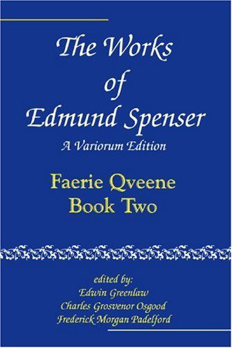 Cover for Edmund Spenser · The Works of Edmund Spenser: A Variorum Edition (Paperback Book) (2001)