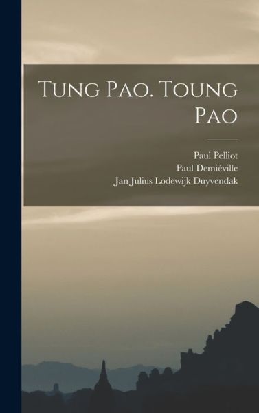 Cover for Edouard Chavannes · Tung Pao. Toung Pao (Bok) (2022)