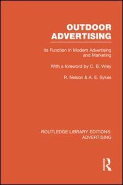 Cover for Richard Nelson · Outdoor Advertising - Routledge Library Editions: Advertising (Pocketbok) (2015)
