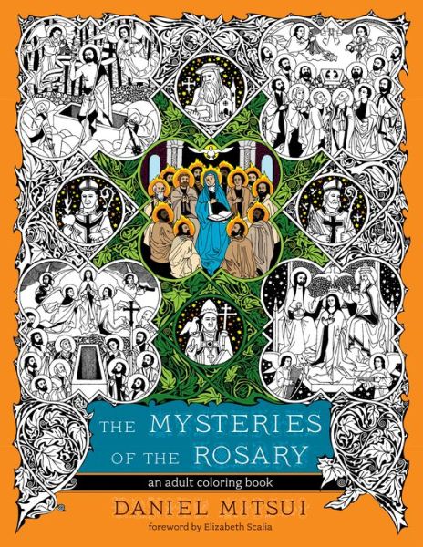 Cover for Daniel Mitsui · The Mysteries of the Rosary: An Adult Coloring Book (Paperback Book) (2016)