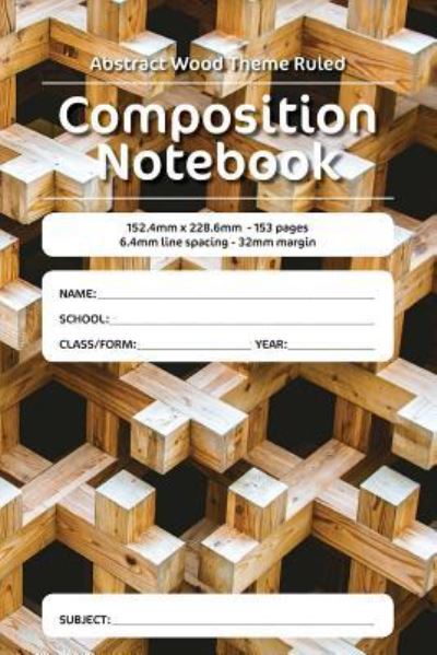 Cover for Luap Nottocs · Abstract Wood Theme Ruled Composition Notebook (Paperback Book) (2018)