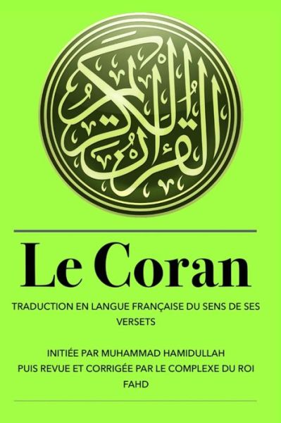 Cover for Allah · Le Coran (Paperback Book) (2019)