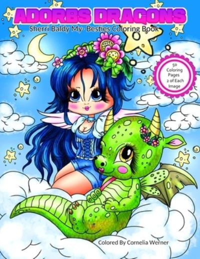Cover for Sherri Baldy · Adorbs Dragons Sherri Baldy My-Besties Coloring Book (Paperback Book) (2019)