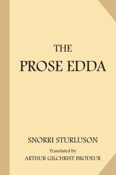 Cover for Snorri Sturlson · The Prose Edda (Paperback Book) (2017)