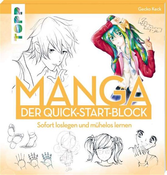 Cover for Gecko Keck · Manga. Der Quick-Start-Block (Pocketbok) (2021)