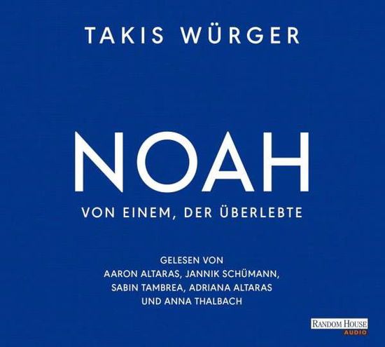 Cover for Takis Würger · CD Noah (CD)