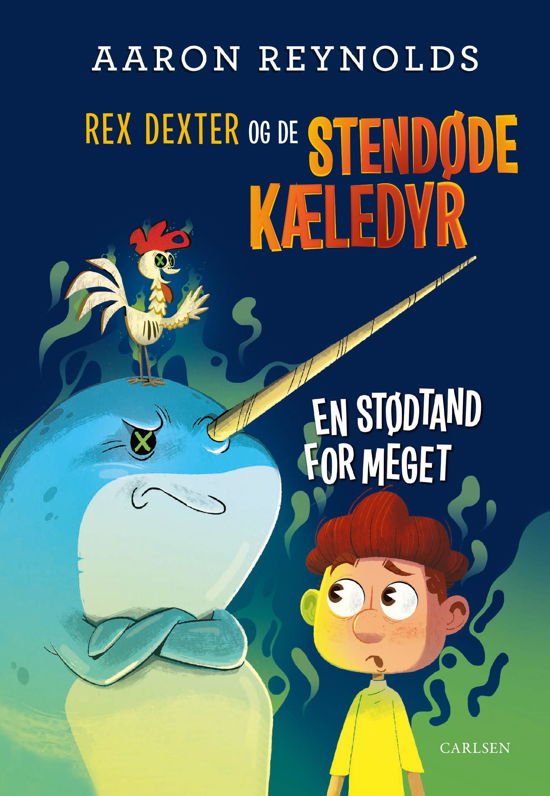 Cover for Aaron Reynolds · Rex Dexter og de stendøde kæledyr (2) - En stødtand for meget (Gebundesens Buch) [1. Ausgabe] (2022)