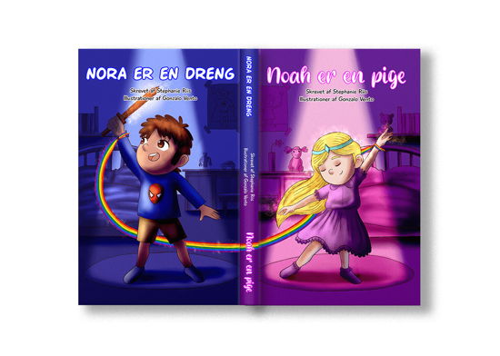 Stephanie Riis · Tolerance serien: Noah er en pige & Nora er en dreng (Inbunden Bok) [1:a utgåva] (2024)