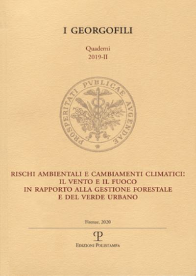 Cover for Edizioni Polistampa · Rischi Ambientali E Cambiamenti Climatici: Il Vento E Il Fuoco in Rapporto Alla Gestione Forestale E del Verde Urbano (Paperback Book) (2020)