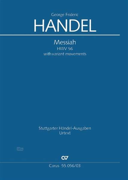 Messias,HWV56+Var.KA.CV55.056/03 - Handel - Livros -  - 9790007093846 - 