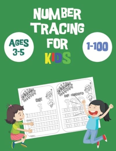 Cover for Mahdi Tracing Book · Number tracing books for kids ages 3-5 1-100 (Paperback Book) (2020)