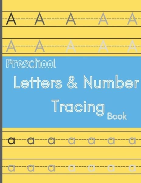Cover for Rifat Uddin · Preschool letters and number tracing book (Pocketbok) (2021)