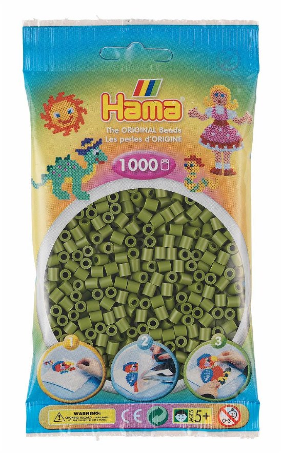 Hama Strijkkralen - Olijfgroen (84) 1000st. - Hama - Merchandise - Hama - 0028178207847 - 2020