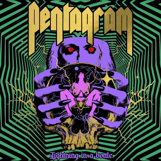 Cover for Pentagram · Lightning in a Bottle (Deluxe Edition) (Cornetto Neon Green 5 Stripes Vinyl) (LP) [Deluxe edition] (2025)