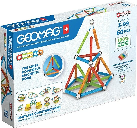 Geomag Super Color Recycled 60dlg. - Selecta - Merchandise - Geomag - 0871772003847 - 