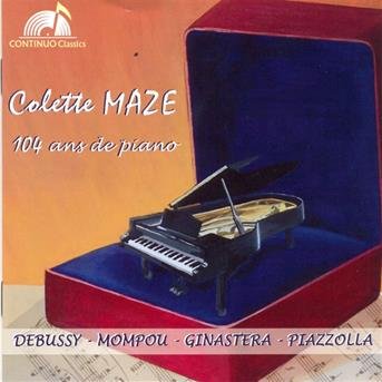 Cover for Colette Maze · 104 Years of Piano Music (CD) (2018)