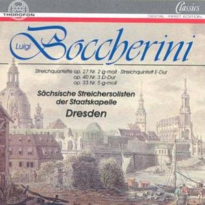 Cover for Bocherini / Sachsische Streichsolisten · String Quartets (CD) (1992)