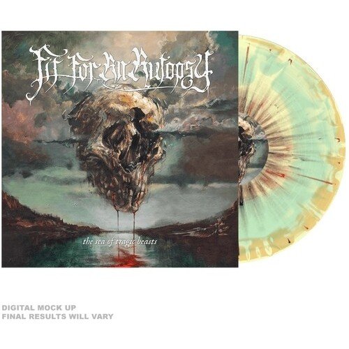 Cover for Fit for an Autopsy · Sea of Tragic Beasts - Yellow Mint &amp; Orange (LP) (2023)