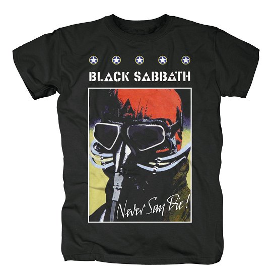 Cover for Black Sabbath · Never Say Die Black (T-shirt) [size S] (2013)