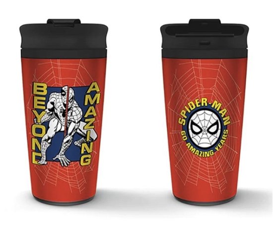 Spider-Man (Beyond Amazing) Metal Travel Mug - Spider-man - Merchandise - SPIDER-MAN - 5050574267847 - 
