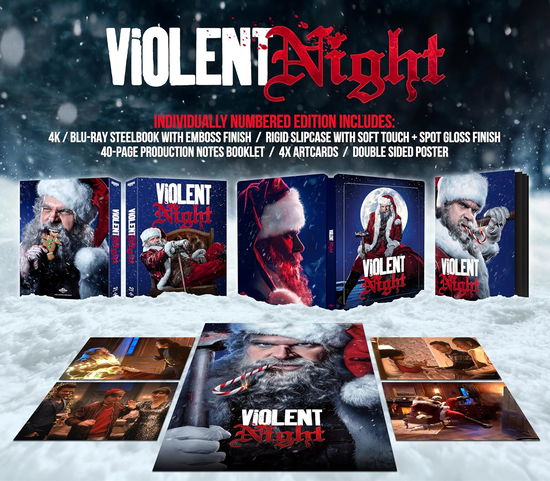 Cover for Violent Night (4K UHD Blu-ray) [Collectors edition] (2023)