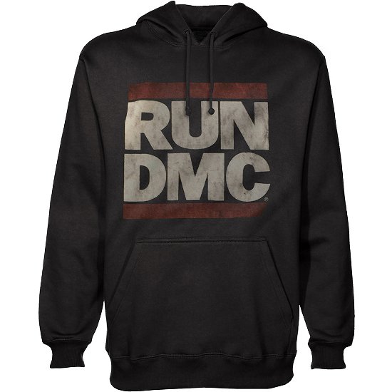 Cover for Run DMC · Run DMC Unisex Pullover Hoodie: Logo (Hoodie) [size S] [Black - Unisex edition] (2019)