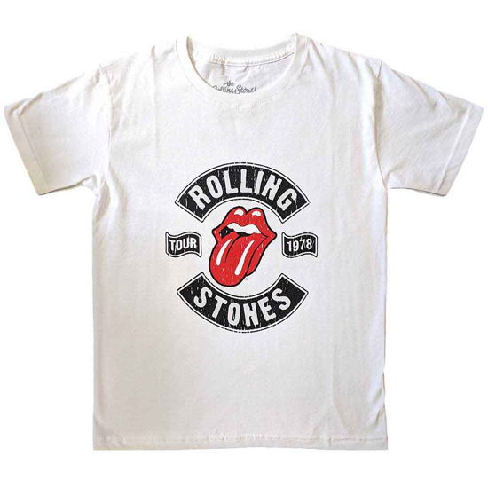 The Rolling Stones Kids T-Shirt: US Tour 1978 (11-12 Years) - The Rolling Stones - Merchandise -  - 5056561078847 - 