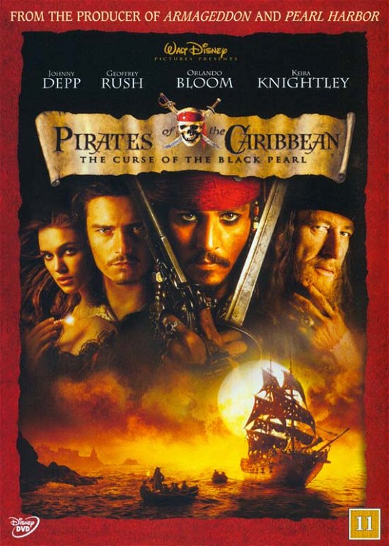 Cover for Pirates of the Caribbean · Pirates of the Caribbean 1: The Curse of the Black Pearl (DVD) (2007)