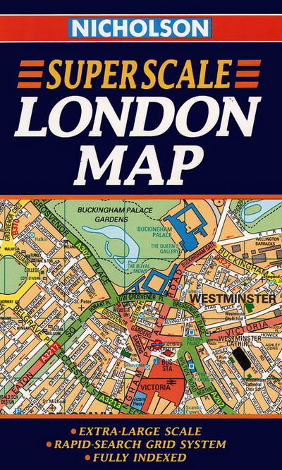 Cover for Not Known · Collins Superscale London Map (Map) (1998)