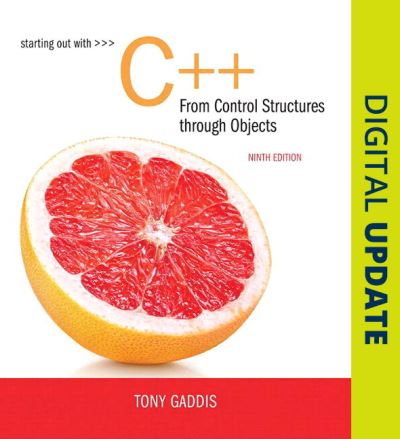 Cover for Tony Gaddis · Starting Out with C++ from Control Structures to Objects Plus MyLab Programming with Pearson eText -- Access Card Package (Paperback Book) (2017)