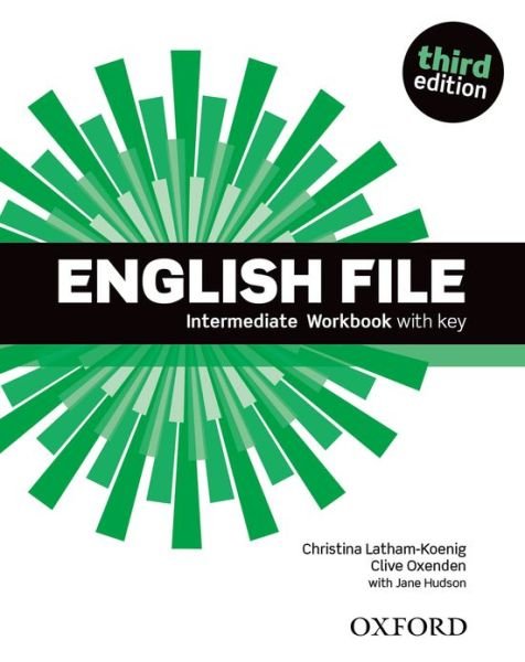 Cover for Oxenden · English File third edition: Intermediate: Workbook with key - English File third edition (Pocketbok) (2013)