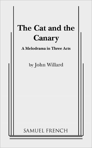 Cover for John Willard · The Cat and the Canary (Paperback Book) (2011)