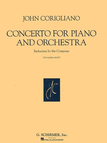 Cover for John Corigliano · Piano Concerto (Paperback Book) (1986)