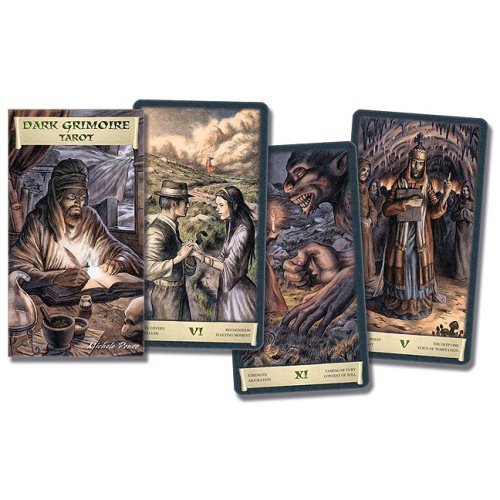 Cover for Lo Scarabeo · The Dark Grimoire Tarot (Flashcards) [English And Spanish edition] (2008)