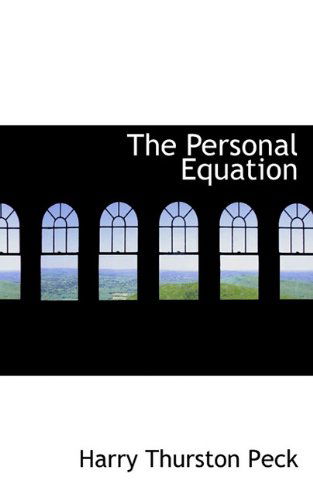 Cover for Harry Thurston Peck · The Personal Equation (Paperback Book) (2009)