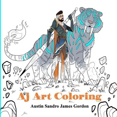 Cover for Austin Gordon · Aj Art Coloring (Paperback Book) (2021)