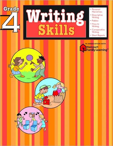 Cover for Flash Kids Editors · Writing Skills: Grade 4 (Flash Kids Harcourt Family Learning) (Paperback Book) (2006)