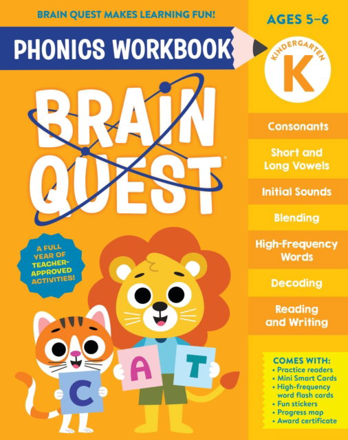 Cover for Workman Publishing · Brain Quest Phonics Workbook: Kindergarten (Taschenbuch) (2025)