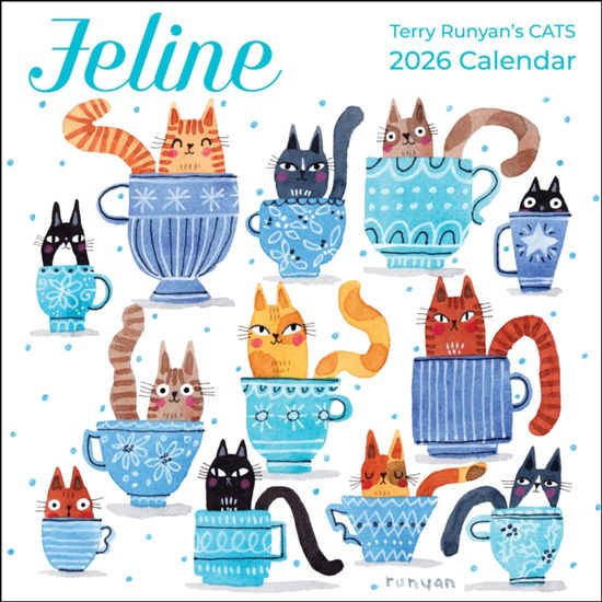 Cover for Terry Runyan · Feline 2026 Wall Calendar: Terry Runyan's Cats (Kalender) (2025)