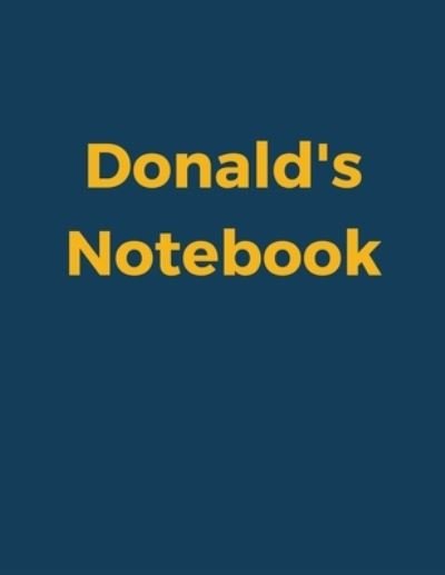 Cover for 99 Notes · Donald's Notebook (Pocketbok) (2019)