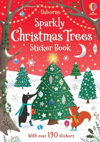 Cover for Jessica Greenwell · Sparkly Christmas Trees - Sparkly Sticker Books (Paperback Bog) (2022)