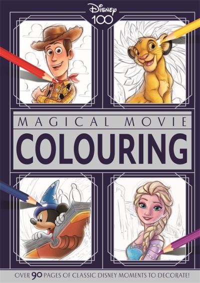 Disney D100: Magical Movie Colouring - Walt Disney - Bøger - Bonnier Books Ltd - 9781837712847 - 21. september 2023