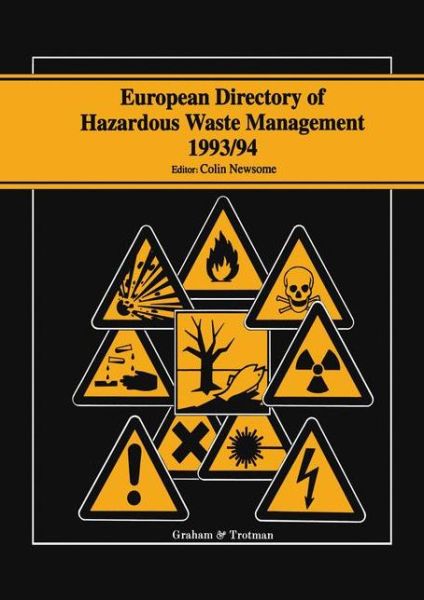 Cover for European Directory of Hazardous Waste Management (Hardcover Book) (1993)