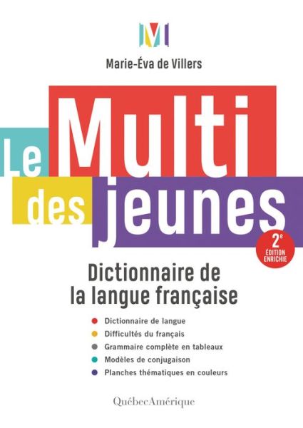 Cover for Marie-Eva de Villers · Le Multi Des Jeunes (Hardcover Book) (2022)