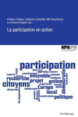 Cover for La Participation En Action - Methodes Participatives Appliquees / Applied Participatory Met (Paperback Book) (2013)