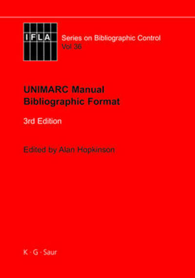 Cover for Alan · UNIMARC Manual (Book) (2008)