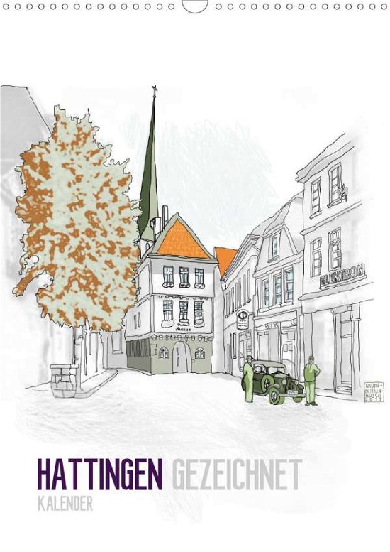 Cover for N · HATTINGEN GEZEICHNET (Wandkalender 20 (Bok)